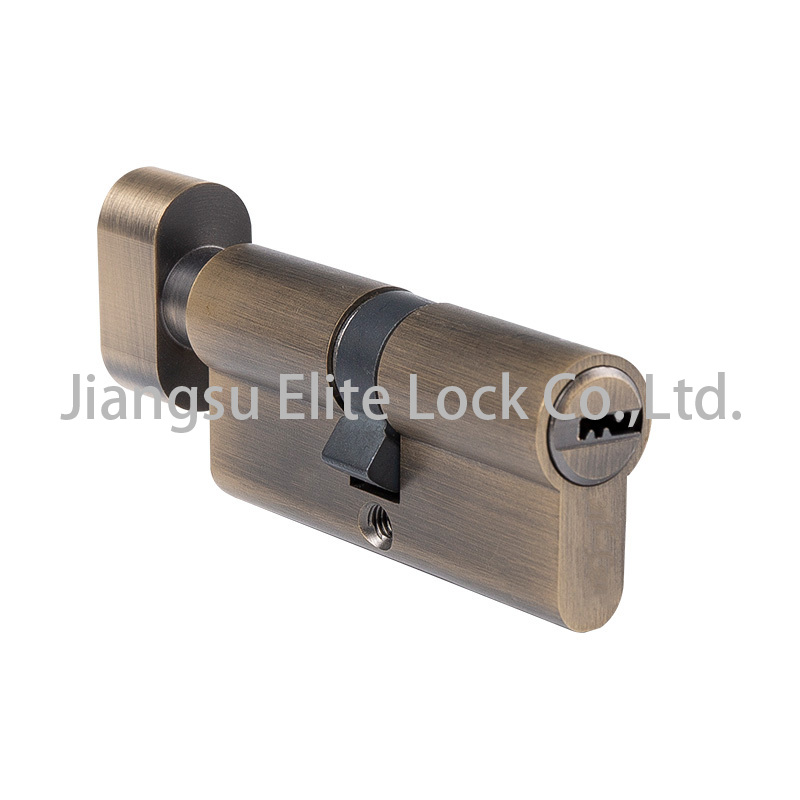 BK brass door cylinder lock with brass knob