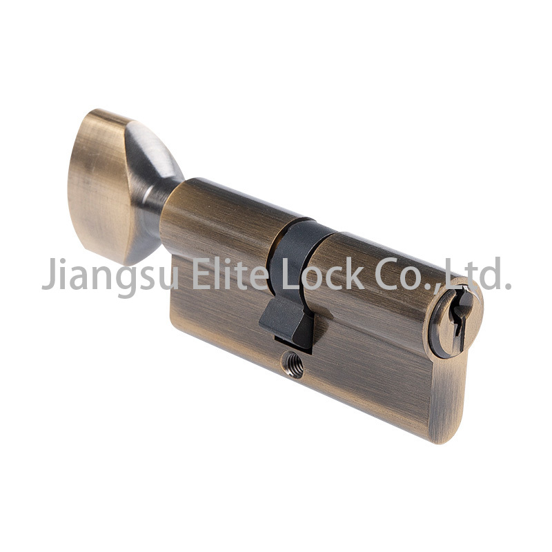 BK brass door cylinder lock with brass knob