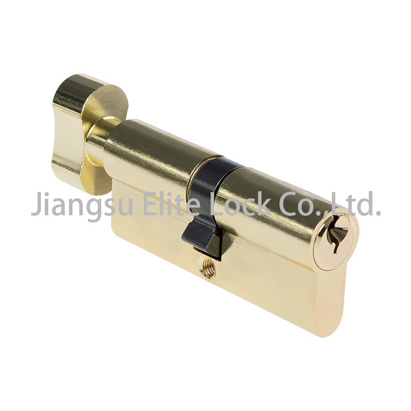 BK brass door cylinder lock with brass knob