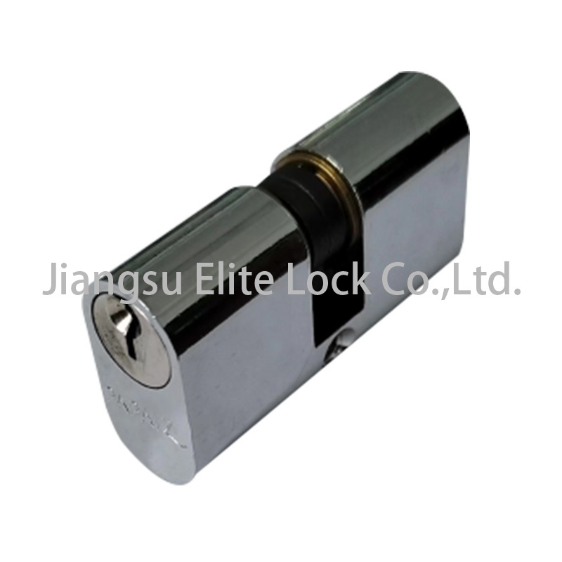 Oval single cam copper lock cylinder