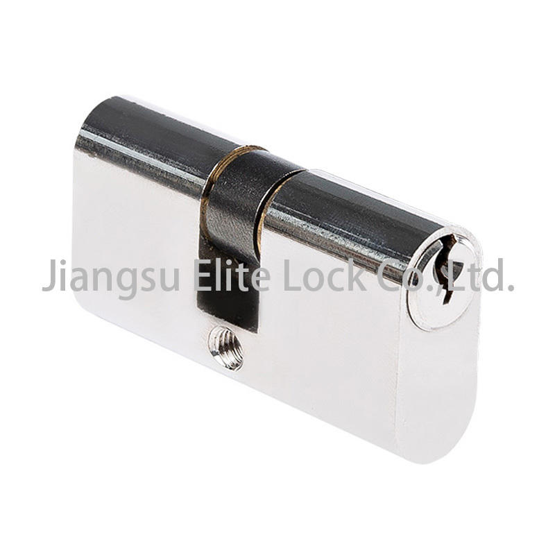 Oval single cam copper lock cylinder