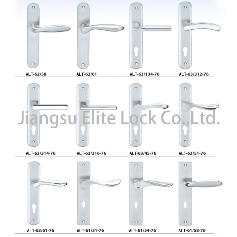 ALT003 Iron panel/Zinc alloy door handle